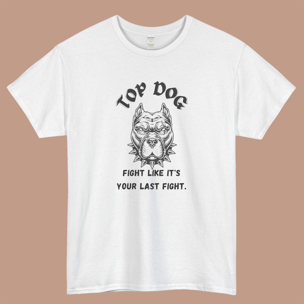 Top Dog Fighting Logo Mens Unisex Short Sleeve T-Shirt Size S-3XL - P