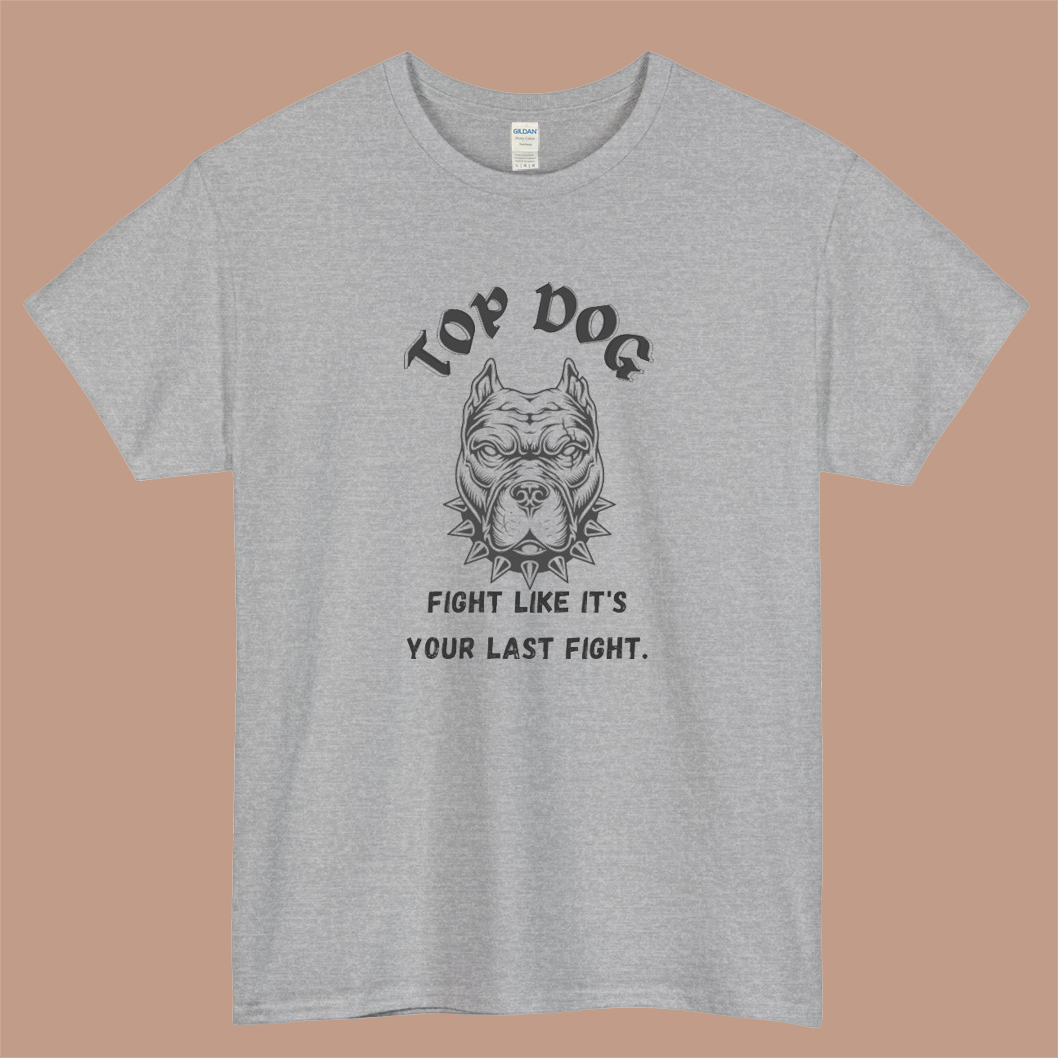 Top Dog Fighting Logo Mens Unisex Short Sleeve T-Shirt Size S-3XL - P