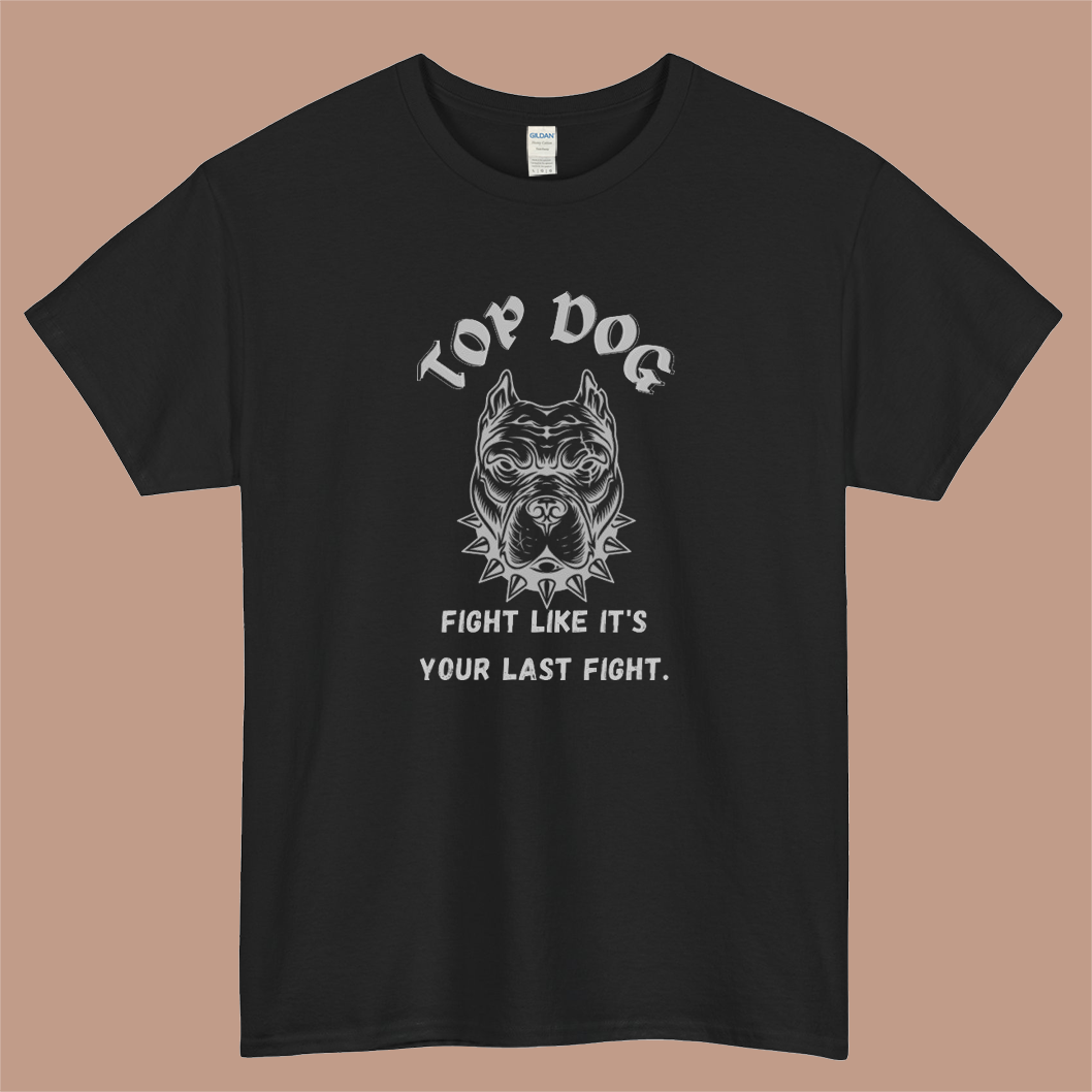 Top Dog Fighting Logo Mens Unisex Short Sleeve T-Shirt Size S-3XL - P