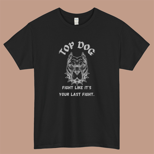 Top Dog Fighting Logo Mens Unisex Short Sleeve T-Shirt Size S-3XL - P