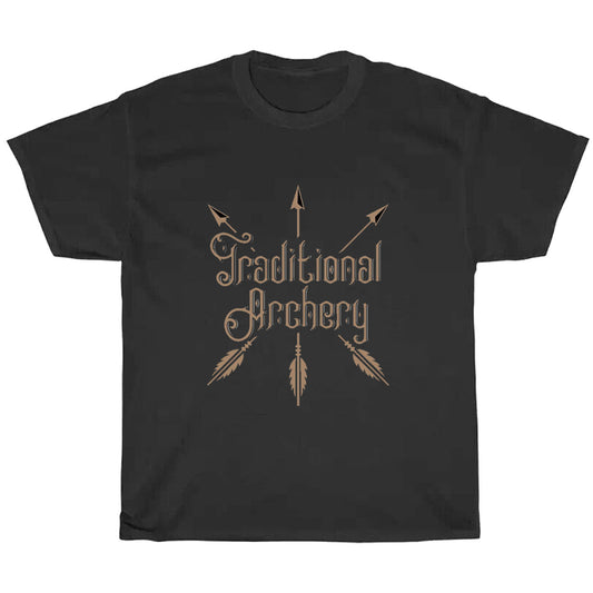 Traditional Archery Logo Men's Unisex T Shirt Size S to 3XL