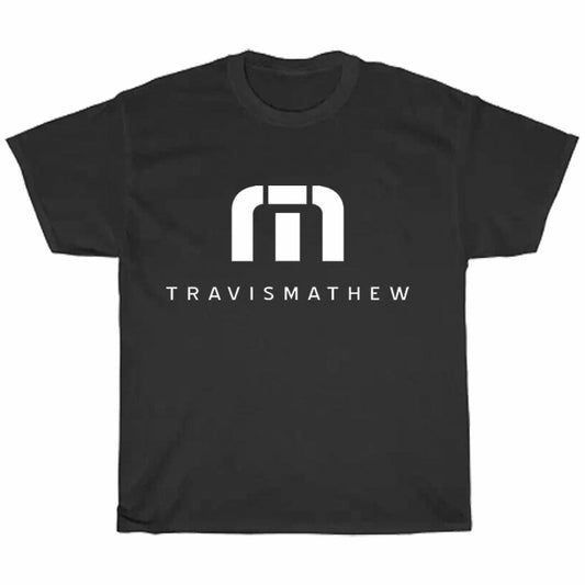 Travis Mathew Logo Men's Unisex T Shirt Size S to 3XL