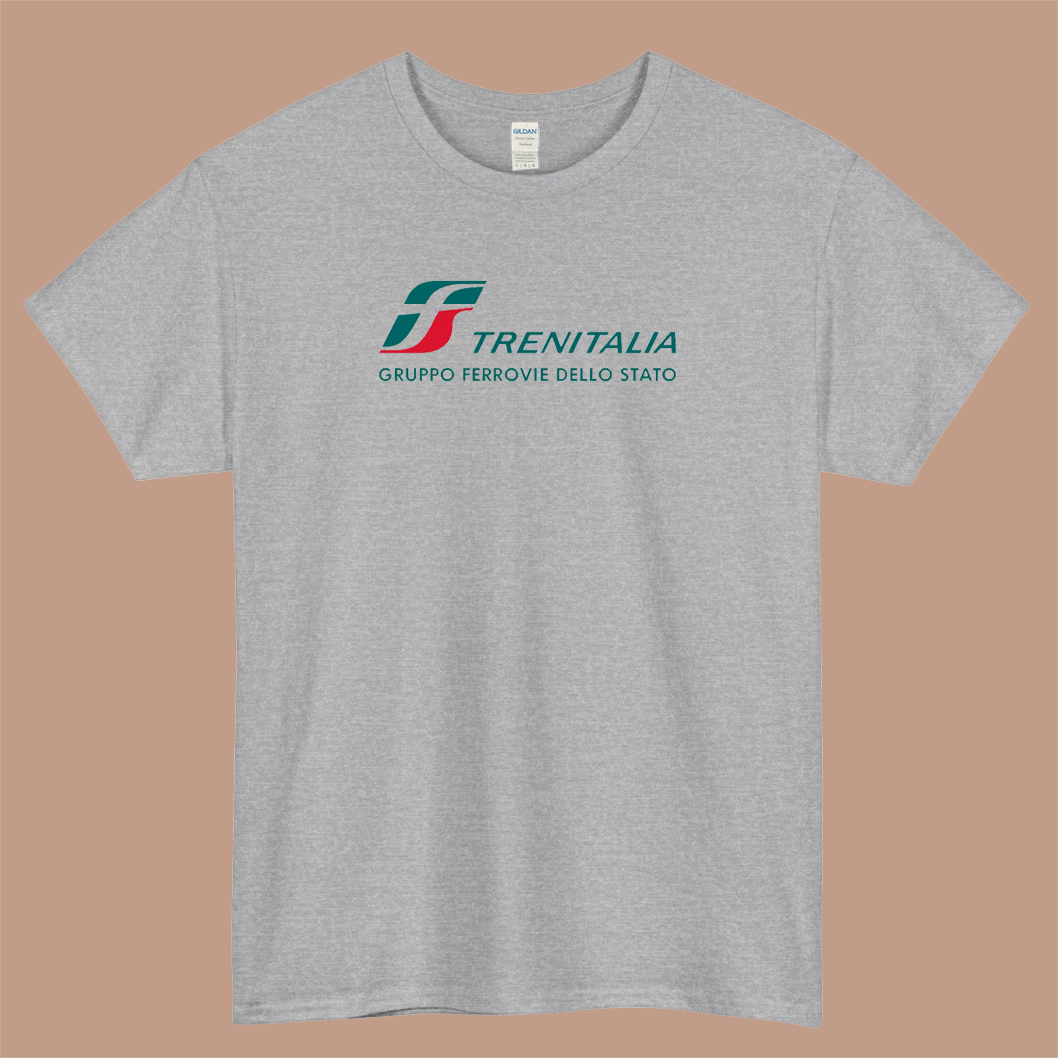 Trenitalia Essential Logo Mens Unisex Short Sleeve T-Shirt Size S-3XL - P