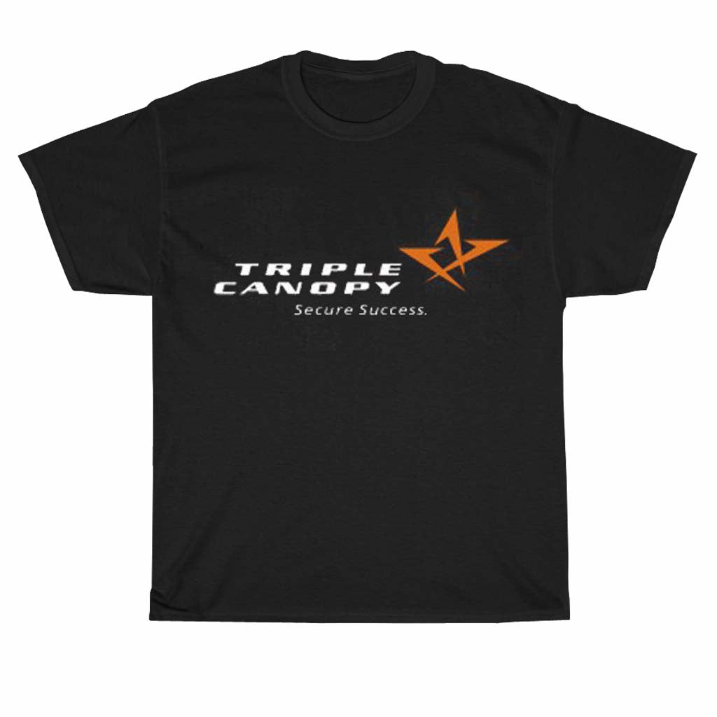 Triple Canopy Logo Symbol Logo Men's Unisex T Shirt Size S to 3XL)