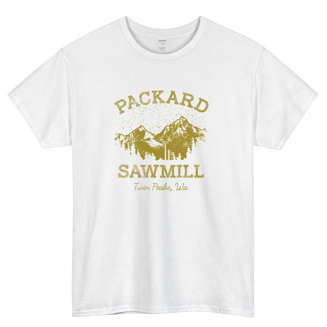 Twin Peaks Packard Sawmill Logo Mens Unisex Short Sleeve T-Shirt Size S-3XL - P