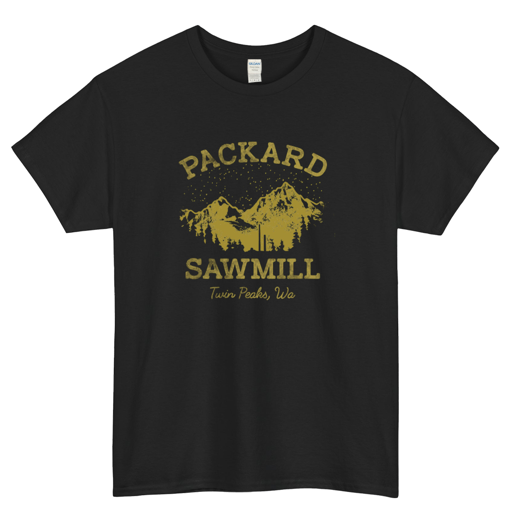 Twin Peaks Packard Sawmill Logo Mens Unisex Short Sleeve T-Shirt Size S-3XL - P