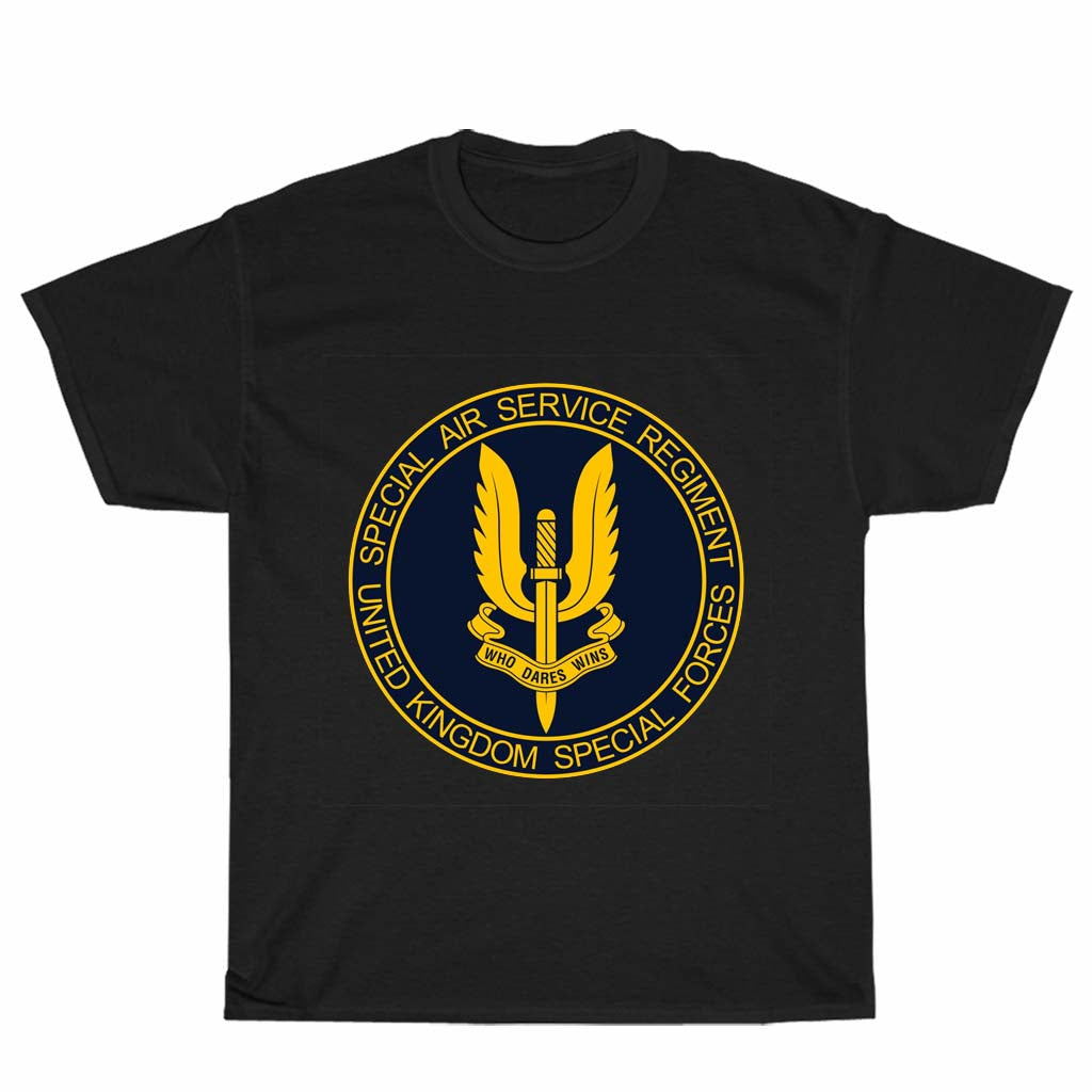 UK SAS Special Air Service Logo Men's Unisex T Shirt Size S to 3XL