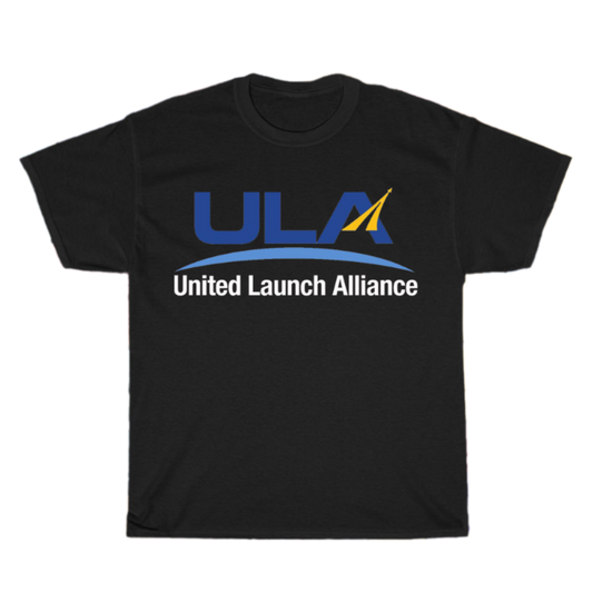 ULA United Launch Alliance Logo Men's Unisex T Shirt Size S to 3XL