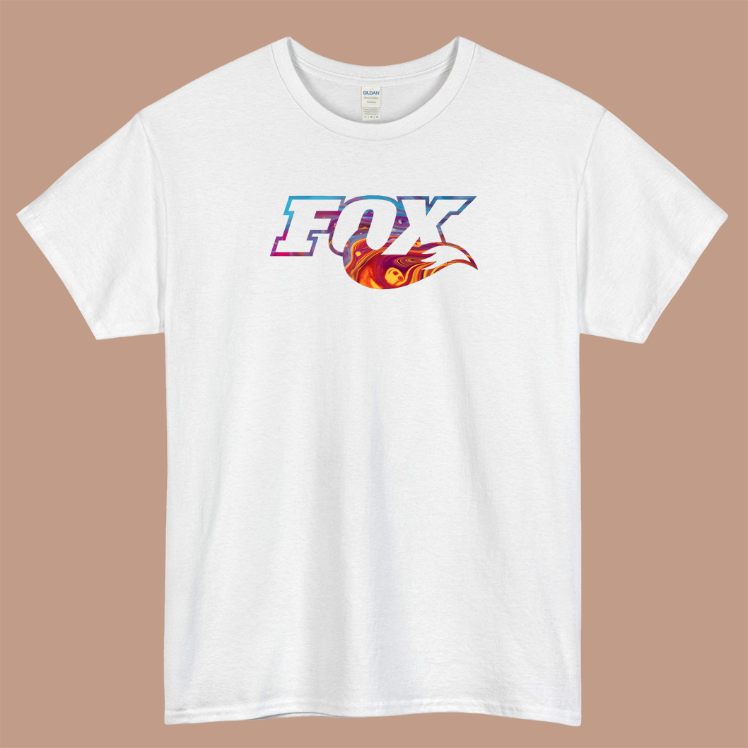 UNIQUE Fox design - Watercolor Logo Mens Unisex Short Sleeve T-Shirt Size S-3XL - P