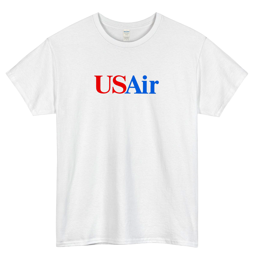 USAir US Airlines logo SHORT SLEEVE T SHIRT -P