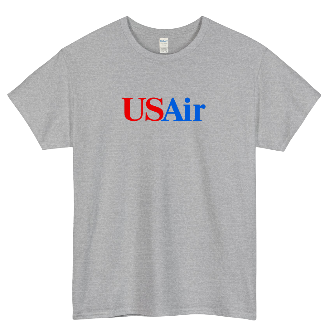 USAir US Airlines logo SHORT SLEEVE T SHIRT -P