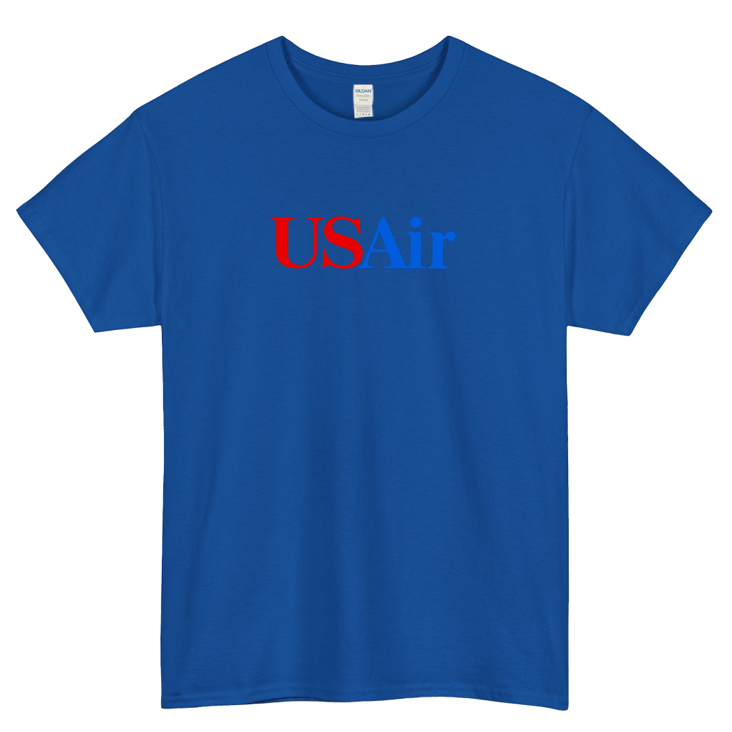 USAir US Airlines logo SHORT SLEEVE T SHIRT -P