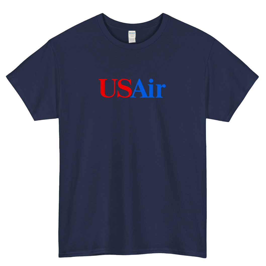 USAir US Airlines logo SHORT SLEEVE T SHIRT -P