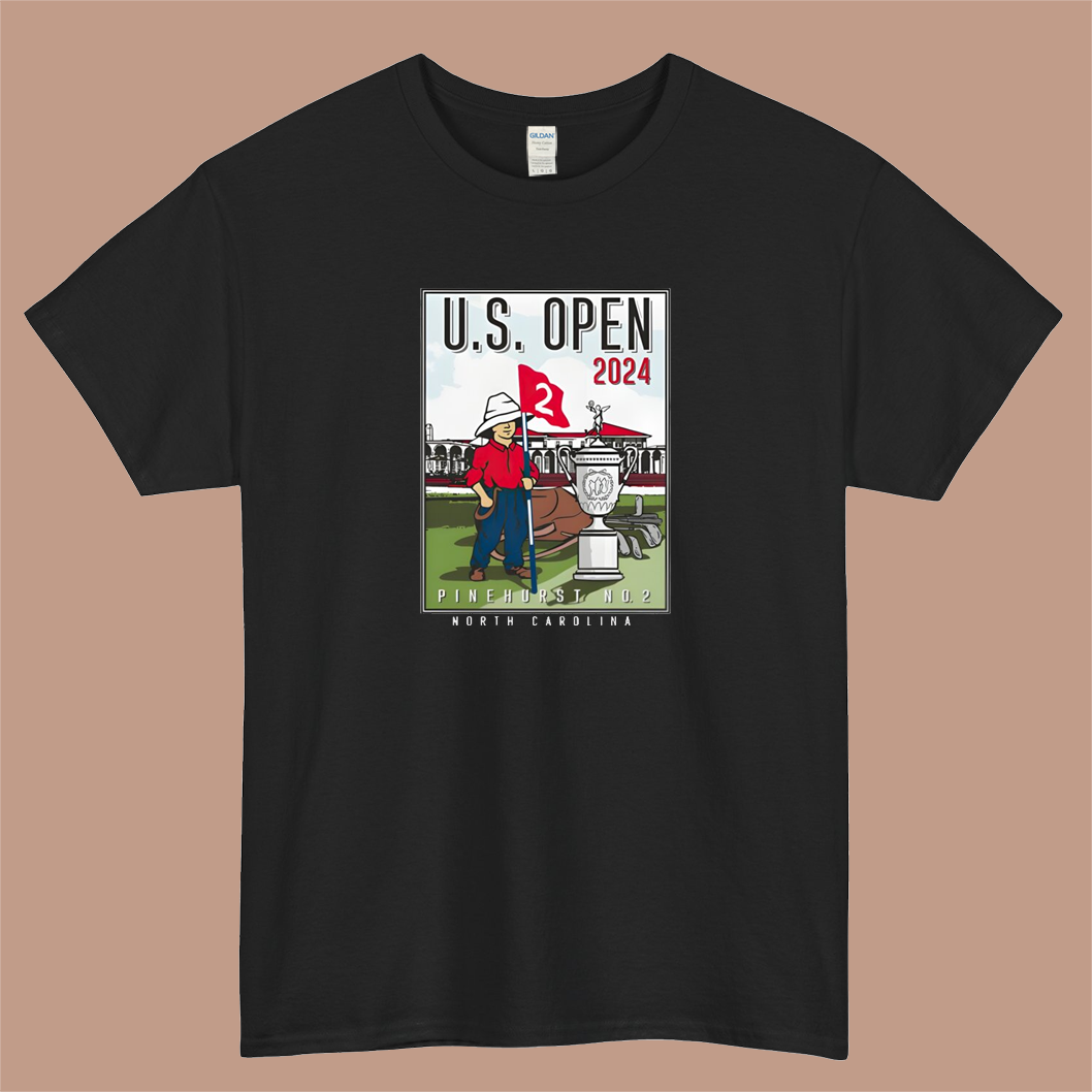 US Open Pinehurst Carolina Logo Mens Unisex Short Sleeve T-Shirt Size S-3XL - P
