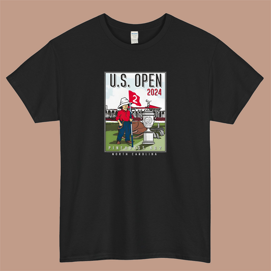 US Open Pinehurst Carolina Logo Mens Unisex Short Sleeve T-Shirt Size S-3XL - P