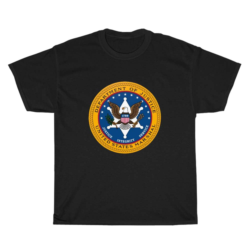 US Marshal Logo Men's Unisex T Shirt Size S to 3XL