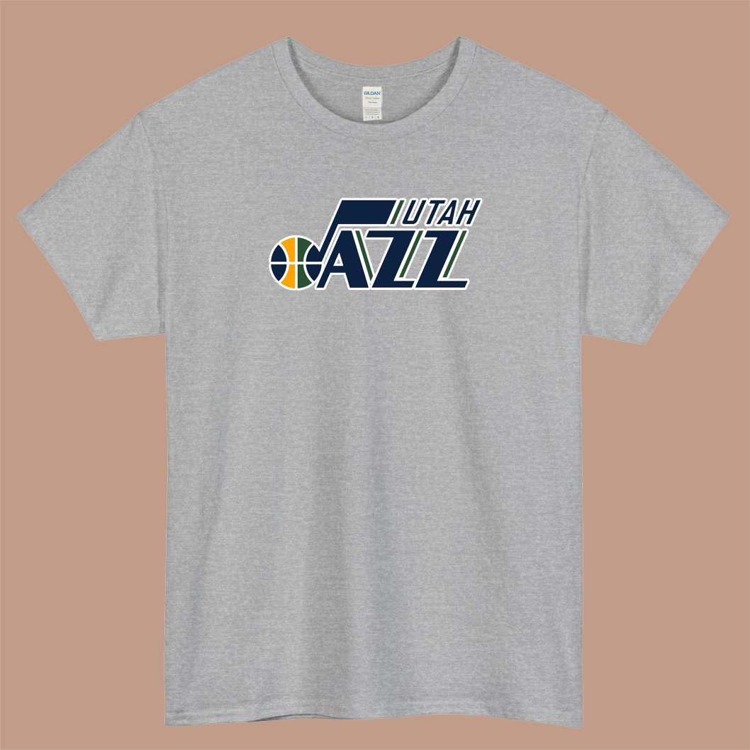 UTAH JAZZ Logo Mens Unisex Short Sleeve T-Shirt Size S-3XL - P