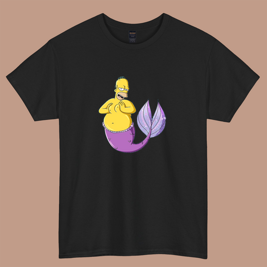 Underwater Wonderland Homer  logo short sleeve t shirt S-5XL - P
