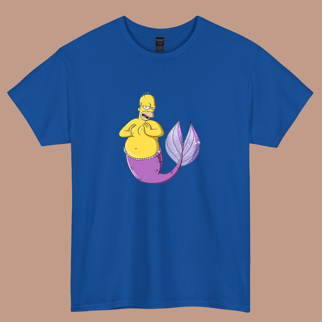Underwater Wonderland Homer logo short sleeve t shirt S-5XL - P