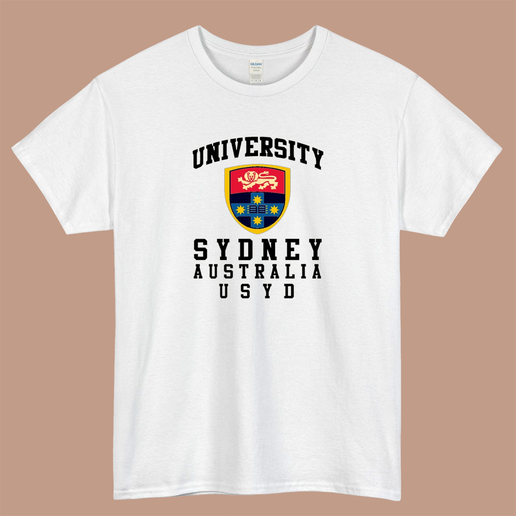 University Of Sydney Logo Mens Unisex Short Sleeve T-Shirt Size S-3XL - P