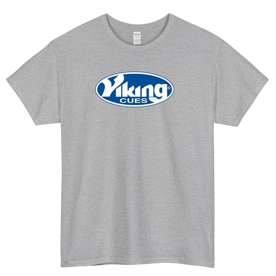 VIKING POOL CUES BILLIARDS LOGO short SLEEVE T SHIRT -P