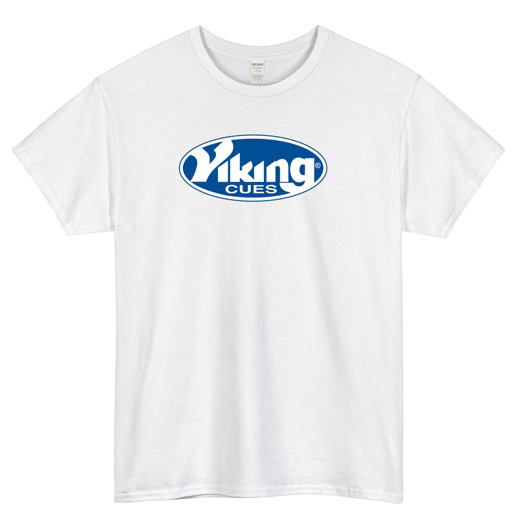 VIKING POOL CUES BILLIARDS LOGO short SLEEVE T SHIRT -P