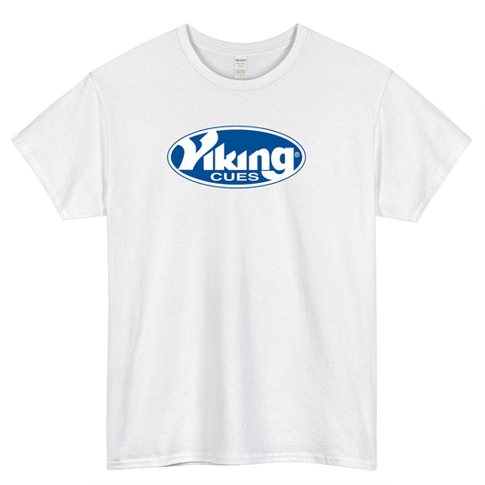 VIKING POOL CUES BILLIARDS LOGO short SLEEVE T SHIRT -P