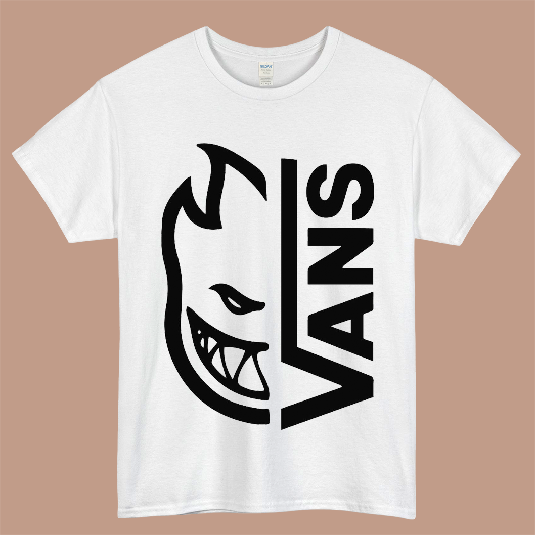 Vans Sneakers Skate Logo Mens Unisex Short Sleeve White T-Shirt Size S-3XL