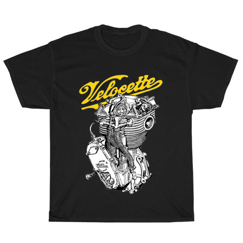 Velocette Classic Motorcycles Logo Mens Unisex Short Sleeve T-Shirt Size S-3XL