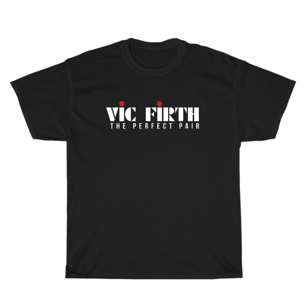 Vic Firth Logo Men's Unisex T Shirt Size S to 3XL