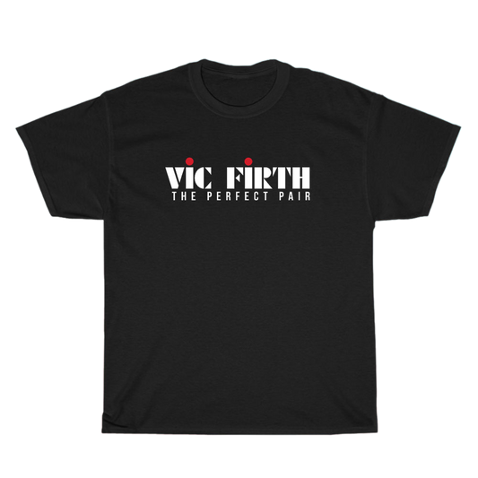 Vic Firth Logo Men's Unisex T Shirt Size S to 3XL