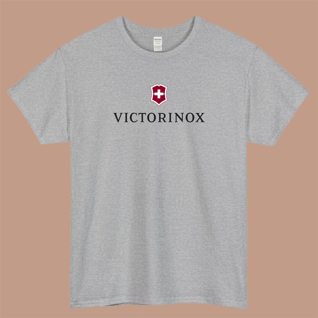 Victorinox Logo Mens Unisex Short Sleeve T-Shirt Size S-3XL