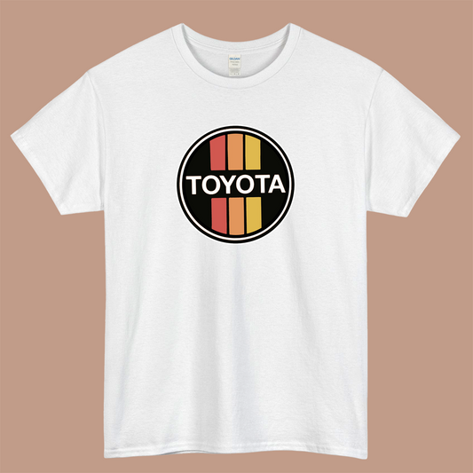 Vintage 70s TOYOTA cars Logo Mens Unisex Short Sleeve T-Shirt Size S-3XL - P