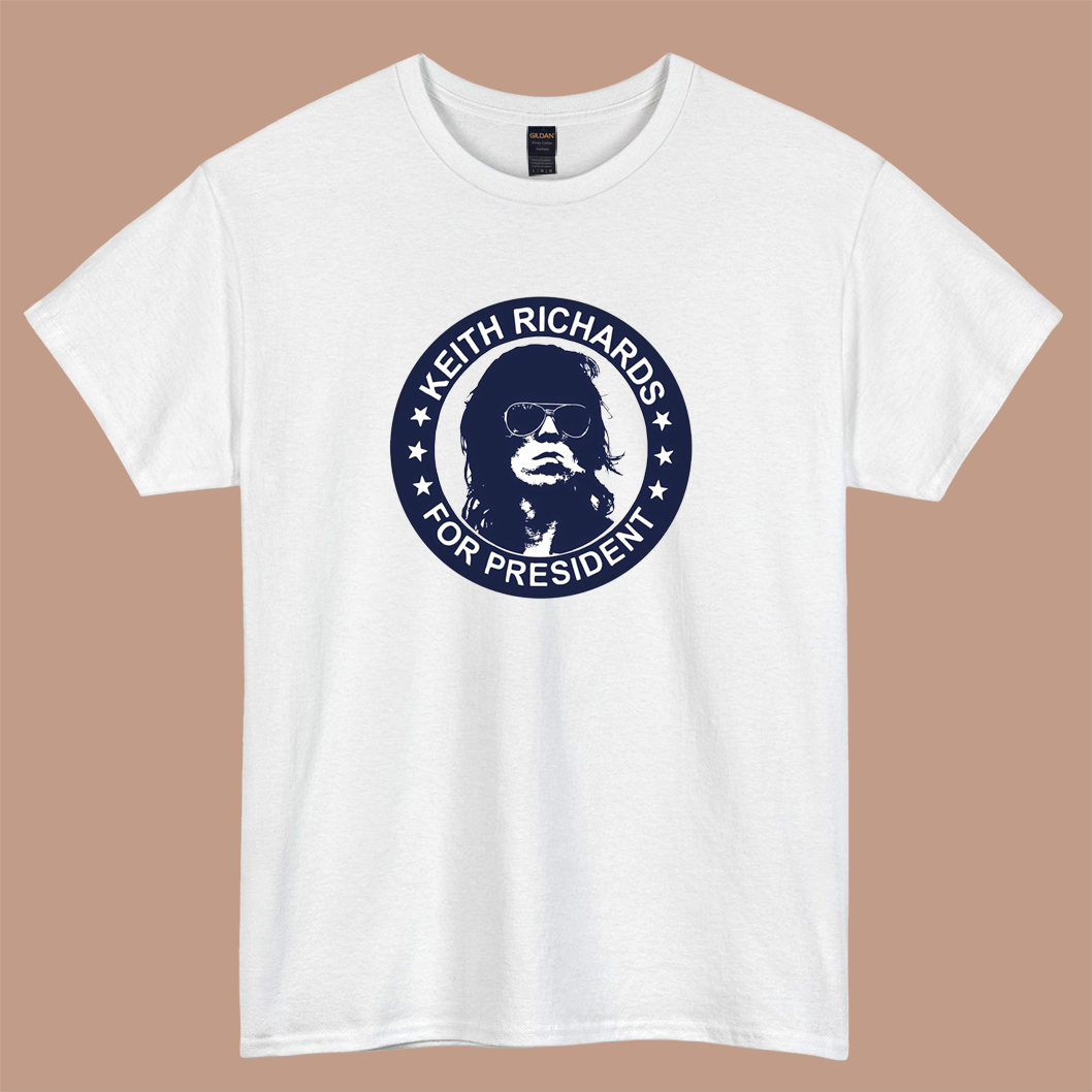 Keith Richards Vintage Music Band logo short sleeve t shirt S-5XL - P