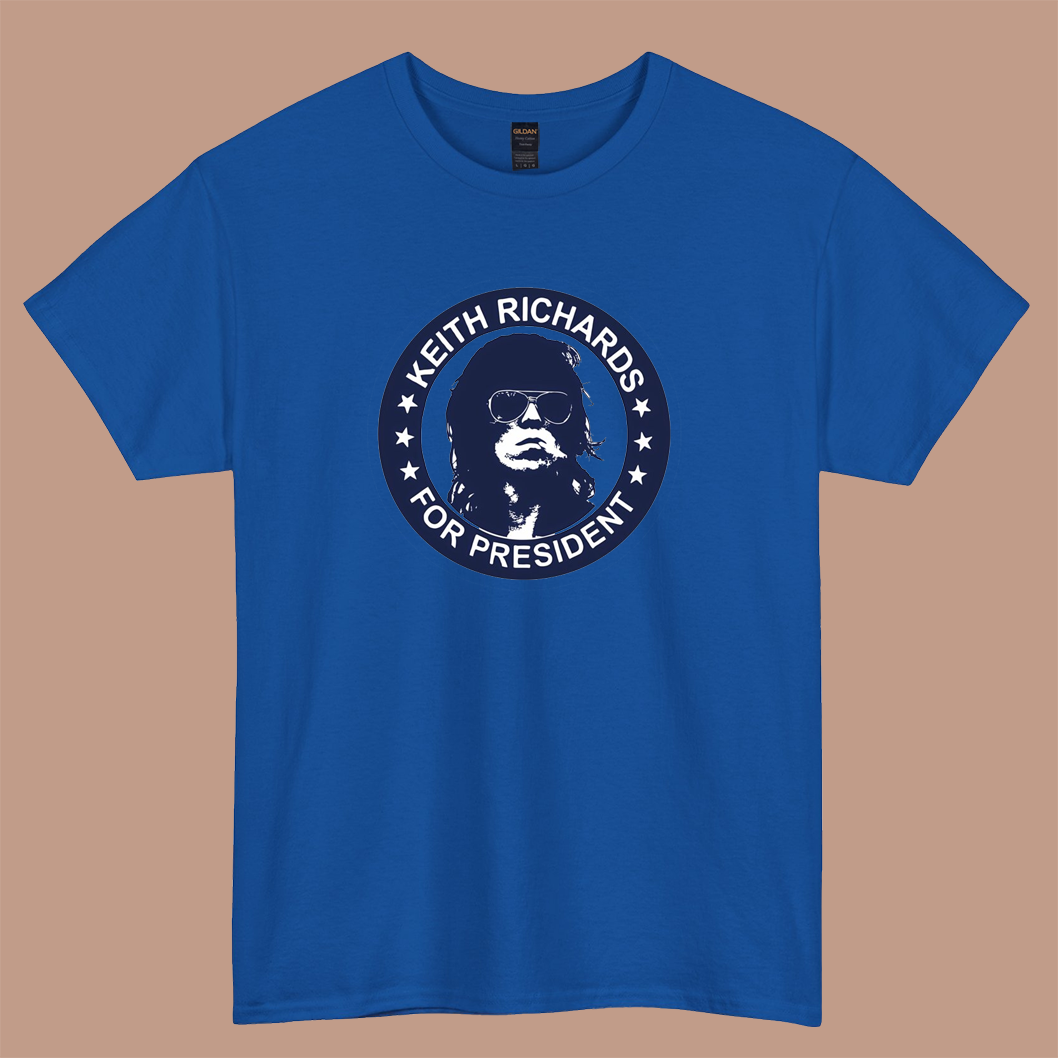 Keith Richards Vintage Music Band logo short sleeve t shirt S-5XL - P