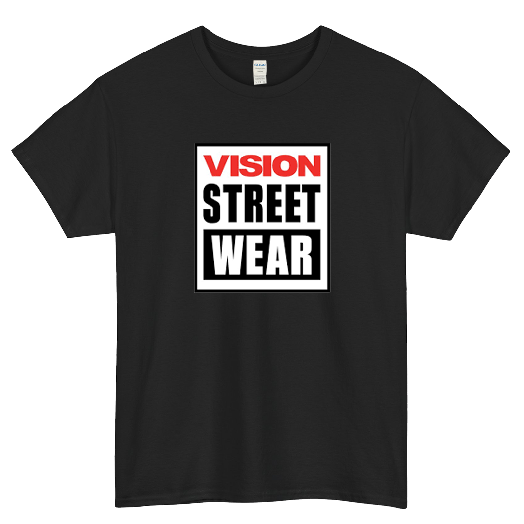 Vision Street Wear Street Skateboards Logo Mens Unisex Short Sleeve T-Shirt Size S-3XL - P
