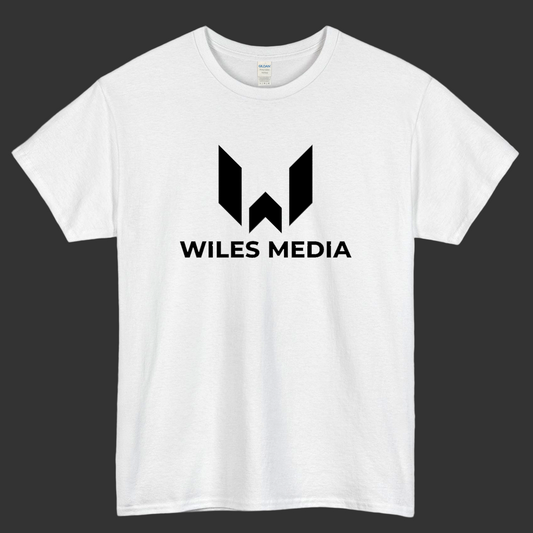 WILES MEDIA Logo Mens Unisex Short Sleeve T-Shirt Size S-3XL - P