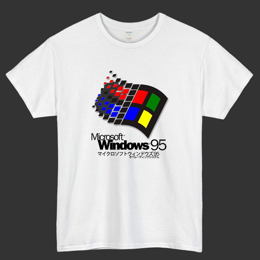 WINDOWS 95 Logo Mens Unisex Short Sleeve T-Shirt Size S-3XL - P