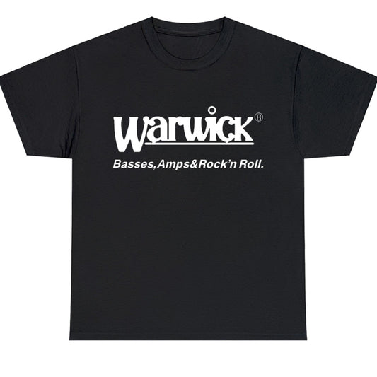 Warwick Bass Guitars Logo Men's Unisex T Shirt Size S to 3XL