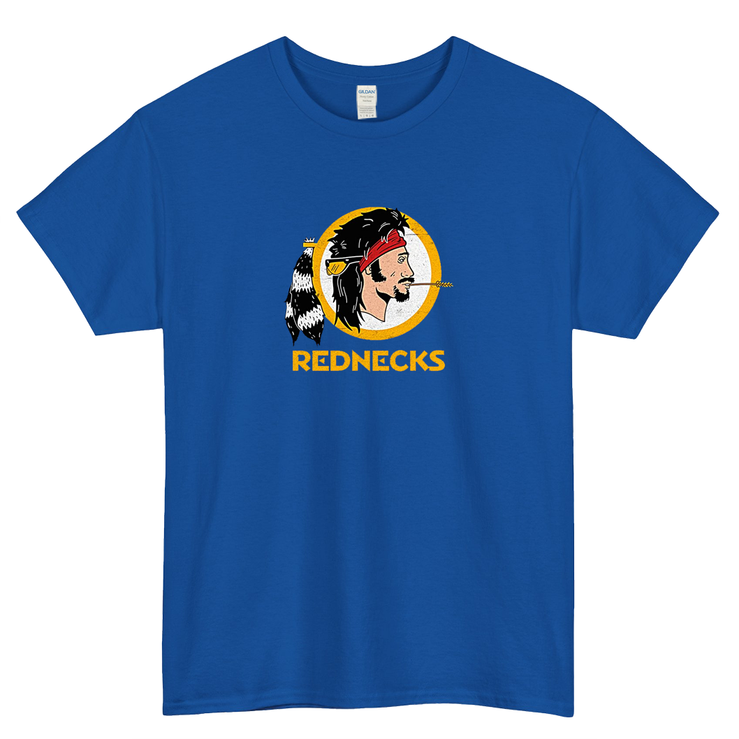 Washington Rednecks Football Caucasians logo short sleeve men's t shirt S-3XL