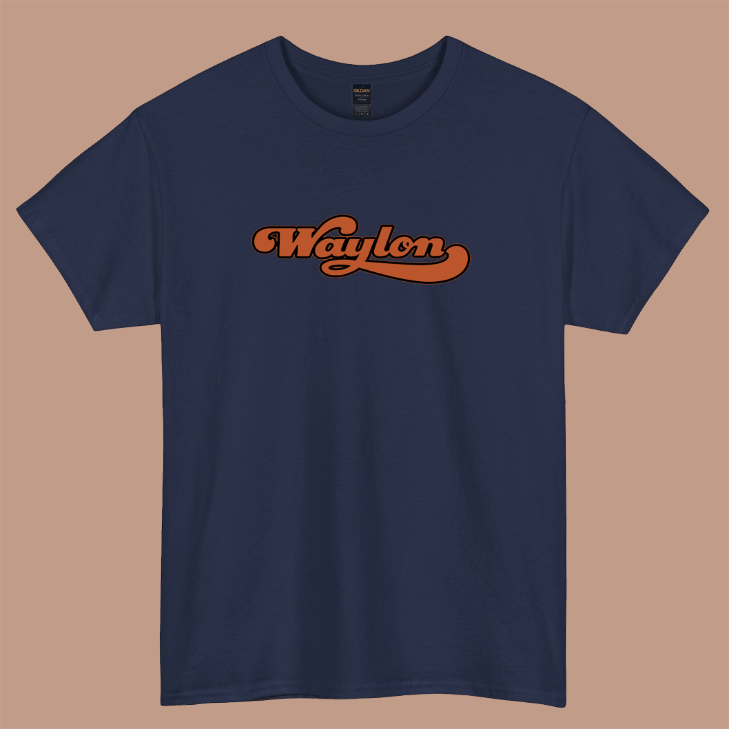 Waylon Jennings Logo SHORT SLEEVE T SHIRT S-3XL -P