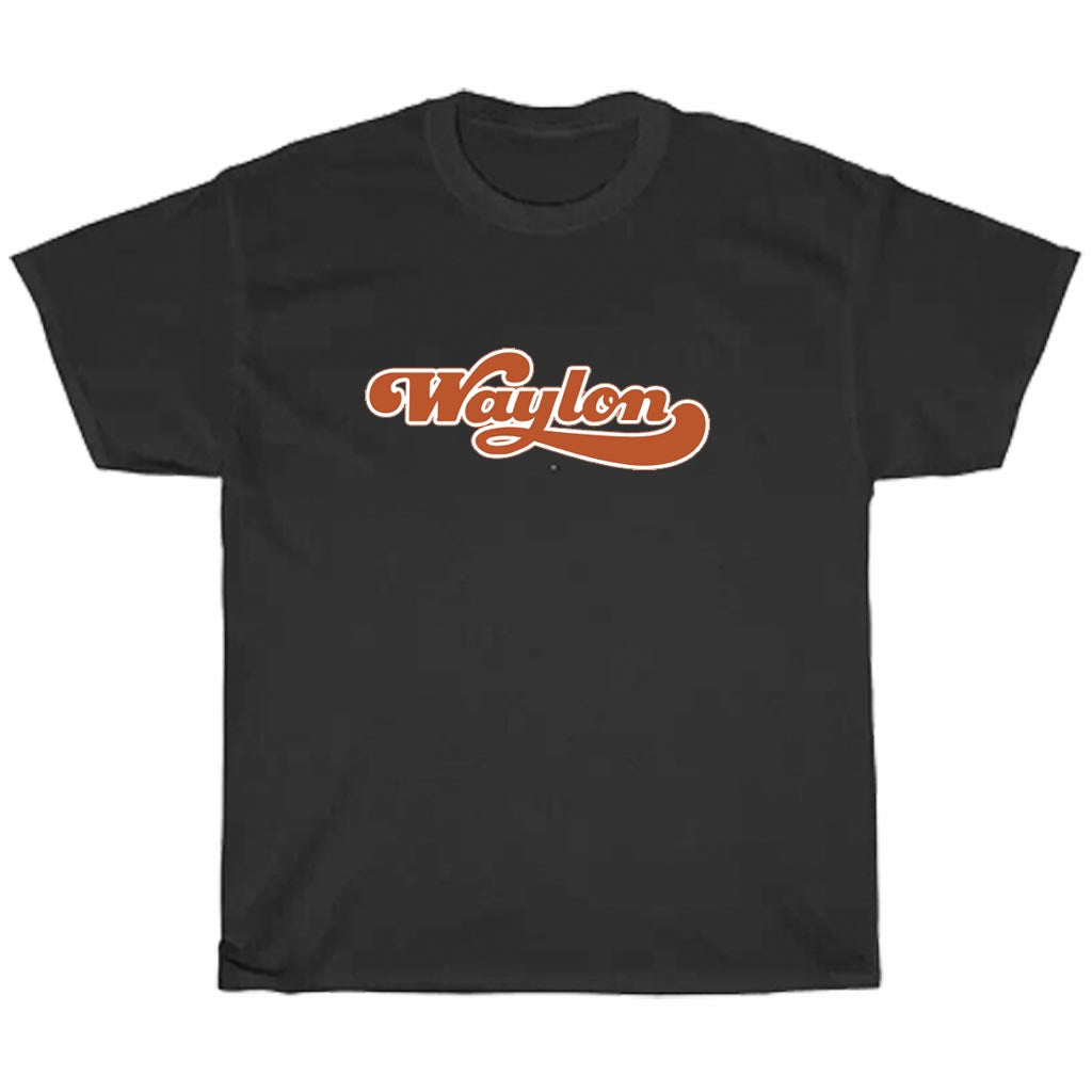 Waylon Jennings Flying Logo Men's Unisex T Shirt Size S to 3XL