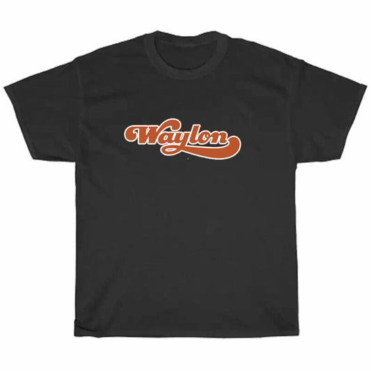Waylon Jennings Flying Logo Men's Unisex T Shirt Size S to 3XL