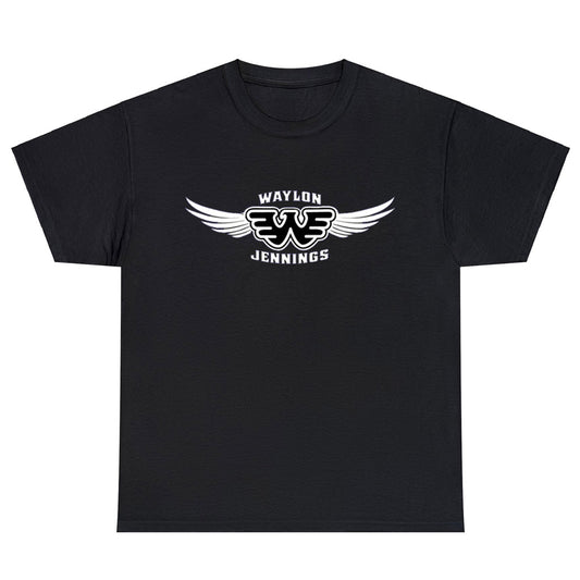 Waylon Jennings Logo Unisex Men's T Shirt Size S to 3XL