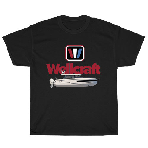 Wellcraft Powerboats Boats Logo Men's Unisex T Shirt Size S to 3XL