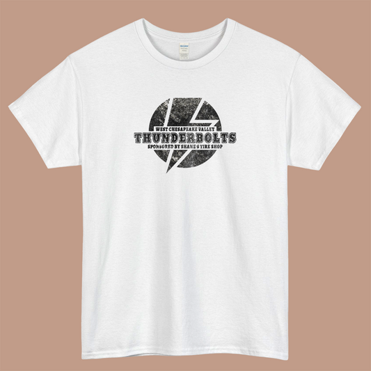 West Chesapeake Valley Thunderbolts Logo Mens Unisex Short Sleeve T-Shirt Size S-3XL - P