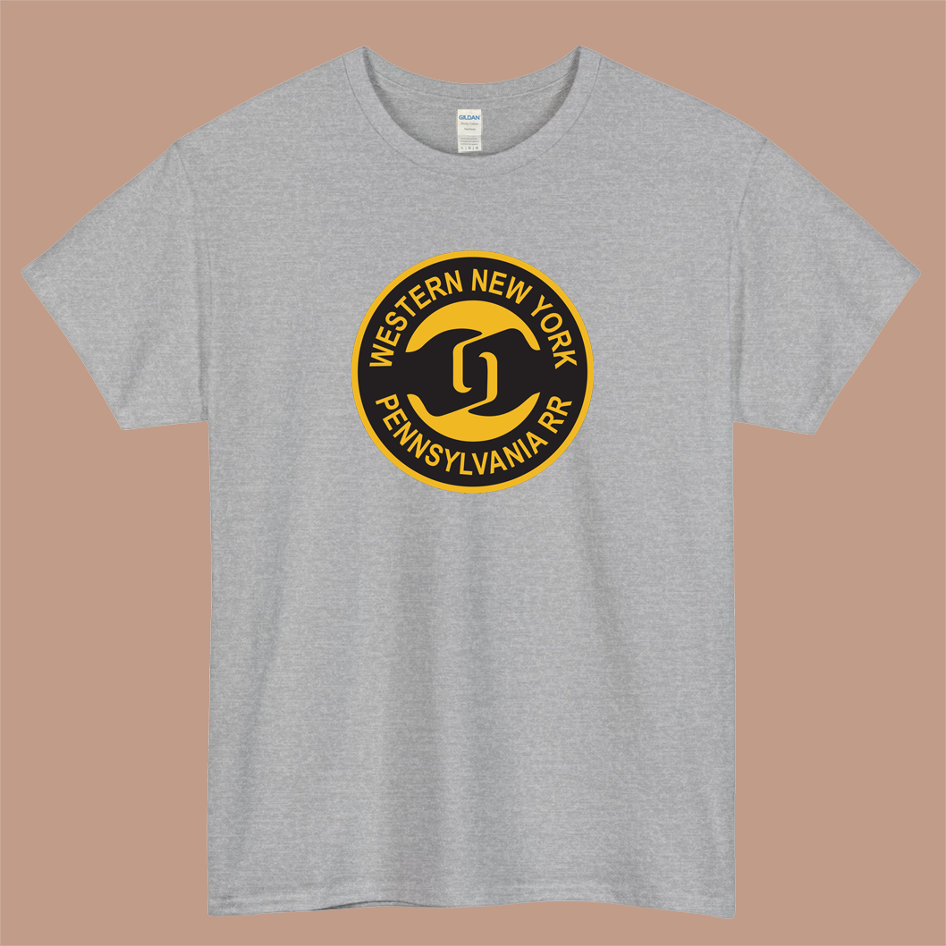 Western New York and Pennsylvania Rail Logo Mens Unisex Short Sleeve T-Shirt Size S-3XL - P