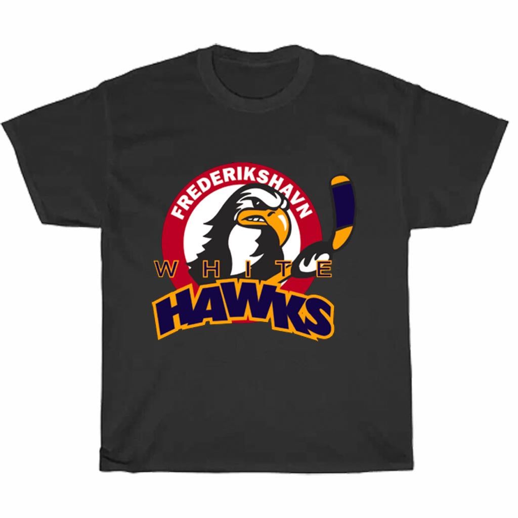 White Hawks Frederiksan Logo Men's Unisex T Shirt Size S to 3XL
