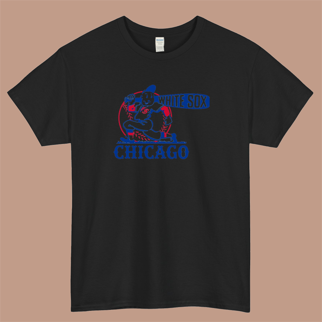 White White Sox Logo Mens Unisex Short Sleeve T-Shirt Size S-3XL - P