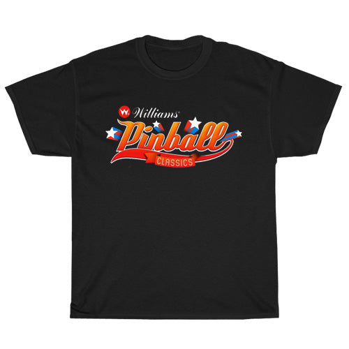 Williams Pinball Active Logo Unisex Men's T Shirt Size S to 3XL